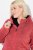 Ulla Popken Sweater Knit Fleece Hoodie Coral - Ulla Popken - Ulla Popken Ropa de Tallas Grandes