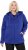 Ulla Popken Sweater Knit Fleece Hoodie Capri Blue - Sudaderas y hoodies - 