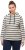 Ulla Popken Stripe Print Loungewear Hoodie Chalk - Sudaderas y hoodies - 