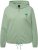 Ulla Popken Drawstring Hem Zip-Up Hoodie Light Green - Sudaderas y hoodies - 