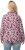 Ulla Popken Floral Print Drawstring Collar Hoodie Vanilla - Sudaderas y hoodies - 