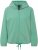 Ulla Popken Drawstring Hem Two-Tone Knit Hoodie Emerald Green - Sudaderas y hoodies - 