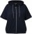 Ulla Popken Short Sleeve Zip-Up Hoodie Navy - Sudaderas y hoodies - 