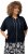 Ulla Popken Short Sleeve Zip-Up Hoodie Navy - Sudaderas y hoodies - 