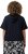 Ulla Popken Short Sleeve Zip-Up Hoodie Navy - Sudaderas y hoodies - 