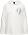 Ulla Popken Face Graphic Long Sleeve Hoodie Off-White - Sudaderas y hoodies - 