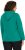Ulla Popken Face Graphic Long Sleeve Hoodie Emerald Green - Sudaderas y hoodies - 