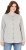 Ulla Popken Cable Knit Long Sleeve Hoodie Light Grey Melange - Sudaderas y hoodies - 