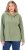Ulla Popken Teddy Plush Long Sleeve Hoodie Sage Green - Sudaderas y hoodies - 