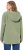Ulla Popken Teddy Plush Long Sleeve Hoodie Sage Green - Sudaderas y hoodies - 