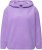 Ulla Popken Teddy Plush Long Sleeve Hoodie Pale Lilac - Sudaderas y hoodies - 