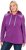 Ulla Popken Waffle Pique Contrast Color Hoodie Dark Purple - Sudaderas y hoodies - 