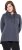 Ulla Popken Lettering GLOWING Hoodie Asphalt Grey - Camisetas estampadas para mujer - 