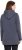 Ulla Popken Lettering GLOWING Hoodie Asphalt Grey - Camisetas estampadas para mujer - 