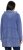 Ulla Popken Tiered Flounce Panel Zip Up Hoodie Atlantic Blue - Sudaderas y hoodies - 