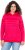Ulla Popken Oversized Striped Long Sleeve Hoodie Lychee - Sudaderas y hoodies - 