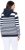 Ulla Popken Oversized Striped Long Sleeve Hoodie Ink Blue - Sudaderas y hoodies - 