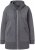 Ulla Popken Decorative Seam Zip-Up Hoodie Graphite Grey - Sudaderas y hoodies - 