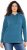 Ulla Popken Rhinestone Drawstring Moon Wash Hoodie Teal - Sudaderas y hoodies - 