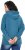 Ulla Popken Rhinestone Drawstring Moon Wash Hoodie Teal - Sudaderas y hoodies - 