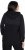 Ulla Popken Mixed Texture Button Down Hoodie Black - Sudaderas y hoodies - 