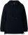 Ulla Popken Decorative Lace-Up Hoodie Black - Sudaderas y hoodies - 