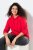 Ulla Popken Decorative Lace-Up Hoodie Lychee - Ulla Popken - Ulla Popken Ropa de Tallas Grandes