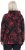 Ulla Popken Fleece Flower Print Zip-Up Hoodie Black - Sudaderas y hoodies - 