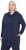 Ulla Popken Contrast Piping Zip-Up Hoodie Navy - Sudaderas y hoodies - 