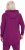 Ulla Popken Contrast Piping Zip-Up Hoodie Pink Berry - Sudaderas y hoodies - 