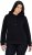 Ulla Popken Relaxed Fit Long Sleeve Hoodie Black - Sudaderas y hoodies - 