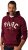 JP1880 Hoodie with Embroidery Aubergine - Sudaderas - Sudaderas 2XL-12XL
