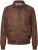 JP1880 Finest Goat Suede Leather Blouson Tobacco Brown - Chaquetas - Chaquetas Tallas Grandes 2XL-8XL