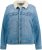 Ulla Popken Teddy Fleece Lined Denim Jacket Blue Denim - Chaquetas - 