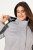 Ulla Popken HYPRAR Melange Softshell Jacket Grey Melange - Chaquetas - Chaquetas para mujer en tallas grandes