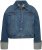 Ulla Popken Wide Cuff Denim Jacket Blue Denim - Chaquetas - 