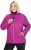 Ulla Popken HYPRAR Lightweight Quilted Water-Repellent Jacket Berry - Chaquetas - 
