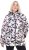 Ulla Popken HYPRAR Water-Repellent Allover Print Jacket Pale Beige - Chaquetas - 