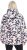 Ulla Popken HYPRAR Water-Repellent Allover Print Jacket Pale Beige - Chaquetas - 