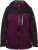 Ulla Popken HYPRAR Lightweight Triple Function Jacket Dark Berry - Chaquetas - 