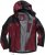 Ulla Popken HYPRAR Lightweight Triple Function Jacket Dark Berry - Chaquetas - 