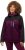 Ulla Popken HYPRAR Lightweight Triple Function Jacket Dark Berry - Chaquetas - 