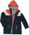 Ulla Popken HYPRAR Color Block Triple Function Ski Jacket Black - Chaquetas - 
