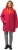 Ulla Popken HYPRAR Triple Function Contrast Trim Quilted Lining Jacket Salsa Red - Chaquetas - 