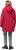Ulla Popken HYPRAR Triple Function Contrast Trim Quilted Lining Jacket Salsa Red - Chaquetas - 