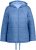 Ulla Popken Reversible Butterfly Print Fully Lined Quilted Jacket Blue Denim - Chaquetas - 