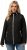 Ulla Popken Hyprar Quilt Mix Jacket Black - Chaquetas - 