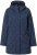 Ulla Popken Raindrop Print Longline Waterproof Jacket Navy - Chaquetas - 