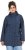 Ulla Popken Raindrop Print Longline Waterproof Jacket Navy - Chaquetas - 