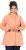 Ulla Popken Raindrop Print Longline Waterproof Jacket Mandarin - Chaquetas - 